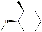 cis-N,2-Dimethylcyclohexan-1-amine Structure