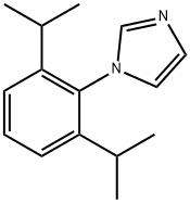 1-(2,6-ジイソプロピルフェニル)イミダゾール 化学構造式