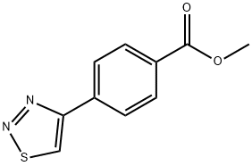 methyl 4-(1,2,3-thiadiazol-4-yl)benzoate Structure