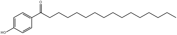 1-(4-hydroxyphenyl)hexadecane-1-one,2589-76-6,结构式