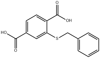 2-(苯甲硫基)对苯二甲酸, 25906-68-7, 结构式