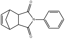 2-苯基-3A,4,7,7A-四氢-1H-4,7-甲桥异吲哚-1,3(2H)-二酮,26234-46-8,结构式
