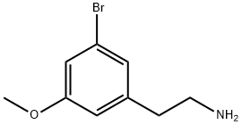 2-(3-bromo-5-methoxyphenyl)ethanamine Struktur
