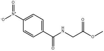 methyl 2-(4-nitrobenzamido)acetate 结构式