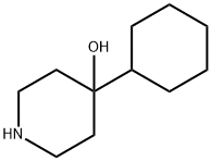 4-环己基哌啶-4-醇,273378-21-5,结构式