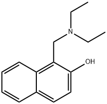 1-[(diethylamino)methyl]-2-naphthol Struktur