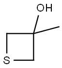 3-Thietanol, 3-methyl- Structure