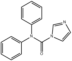 N,N-ジフェニル-1H-イミダゾール-1-カルボキサミド 化学構造式