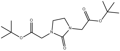 di-tert-butyl 2,2'-(2-oxoimidazolidine-1,3-diyl)diacetate,291778-27-3,结构式
