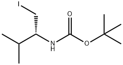 (R)-(1-碘代-3-甲基丁-2-基)氨基甲酸叔丁酯, 293305-70-1, 结构式