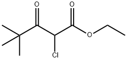 Pentanoic acid, 2-chloro-4,4-dimethyl-3-oxo-, ethyl ester Structure