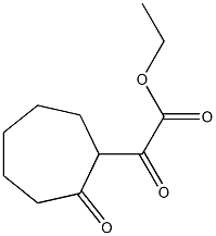 Oxo-(2-oxo-cycloheptyl)-acetic acid ethyl ester Structure