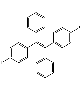 Tetrakis(4-iodophenyl)ethene Struktur