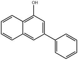 3-苯基-1-萘酚 结构式