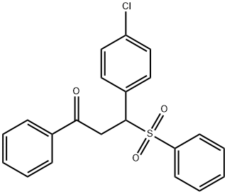 3-Benzenesulfonyl-3-(4-chloro-phenyl)-1-phenyl-propan-1-one,301305-91-9,结构式