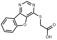 2-(苯并呋喃并[3,2-D]嘧啶-4-基硫基)乙酸,304861-66-3,结构式