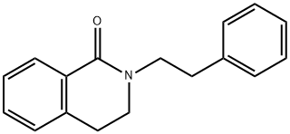 2-Phenethyl-3,4-dihydroisoquinolin-1(2H)-one Struktur