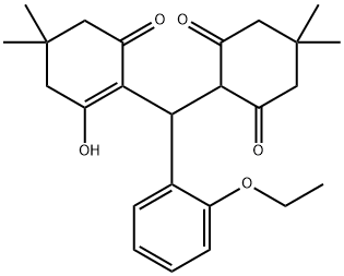 2-[(2-ethoxyphenyl)(2-hydroxy-4,4-dimethyl-6-oxocyclohex-1-en-1-yl)methyl]-5,5-dimethylcyclohexane-1,3-dione,306324-92-5,结构式