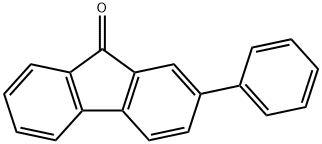 2-フェニル-9H-フルオレン-9-オン 化学構造式