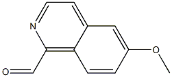 6-Methoxyisoquinoline-1-carbaldehyde 结构式