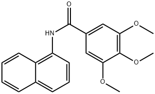 3,4,5-trimethoxy-N-(1-naphthyl)benzamide Structure