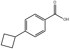 4-环丁基苯甲酸 结构式