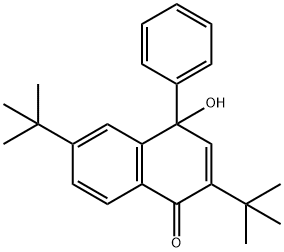 2,6-DI-TERT-BUTYL-4-HYDROXY-4-PHENYL-1(4H)-NAPHTHALENONE Structure