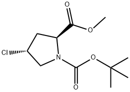 317356-97-1 (2S,4R)-1-叔丁氧羰基-4-氯吡咯烷-2-甲酸甲酯