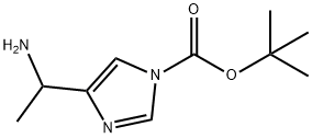 1H-Imidazole-1-carboxylic acid, 4-(1-aminoethyl)-, 1,1-dimethylethyl ester|