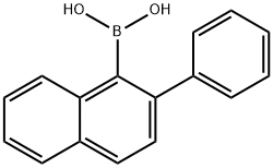 (2-phenylnaphthalen-1-yl)boronic acid Struktur