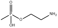 2-Aminoethyl methylphosphonate trifluoroacetate salt 化学構造式