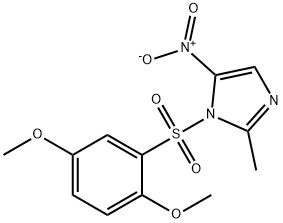 1-[(2,5-dimethoxyphenyl)sulfonyl]-2-methyl-5-nitro-1H-imidazole|