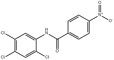 4-nitro-N-(2,4,5-trichlorophenyl)benzamide 结构式