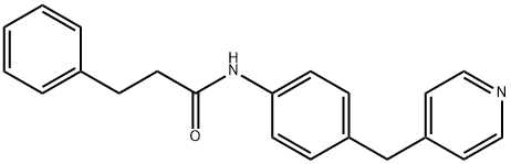 3-phenyl-N-[4-(pyridin-4-ylmethyl)phenyl]propanamide|