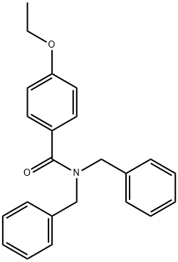 N,N-dibenzyl-4-ethoxybenzamide Struktur