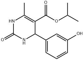 propan-2-yl 4-(3-hydroxyphenyl)-6-methyl-2-oxo-1,2,3,4-tetrahydropyrimidine-5-carboxylate,330848-49-2,结构式