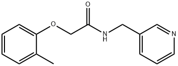 2-(2-methylphenoxy)-N-(pyridin-3-ylmethyl)acetamide|