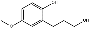 2-(3-Hydroxypropyl)-4-methoxyphenol Structure