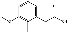 2-(3-メトキシ-2-メチルフェニル)酢酸 化学構造式