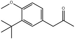 1-(3-(tert-Butyl)-4-methoxyphenyl)propan-2-one 化学構造式