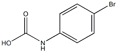(4-溴苯基)氨基甲酸,34256-78-5,结构式