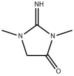 2-imino-1,3-dimethylimidazolidin-4-one Structure
