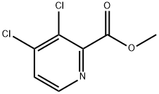 3,4-二氯吡啶-2-甲酸甲酯, 343781-52-2, 结构式