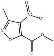 Methyl 3-Methyl-4-Nitroisoxazole-5-Carboxylate Struktur