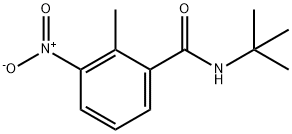 N-tert-butyl-2-methyl-3-nitrobenzamide Structure