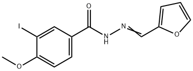 N'-(2-furylmethylene)-3-iodo-4-methoxybenzohydrazide Structure