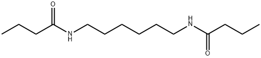 N,N'-1,6-hexanediyldibutanamide Structure