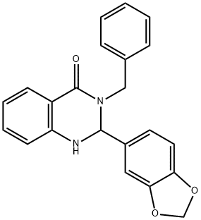 2-(1,3-benzodioxol-5-yl)-3-benzyl-2,3-dihydroquinazolin-4(1H)-one|