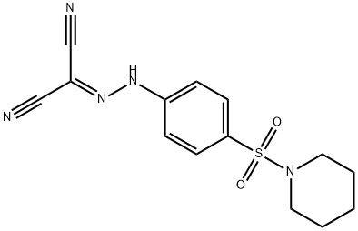 {[4-(1-piperidinylsulfonyl)phenyl]hydrazono}malononitrile