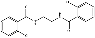 N,N'-ethane-1,2-diylbis(2-chlorobenzamide) 结构式